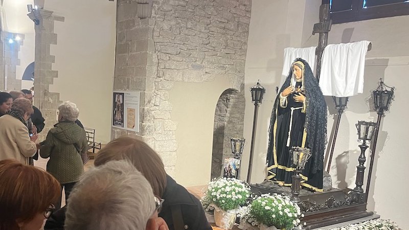 La Dolorosa ha tornat a l'exposició de Setmana Santa per primera vegada des del 1988