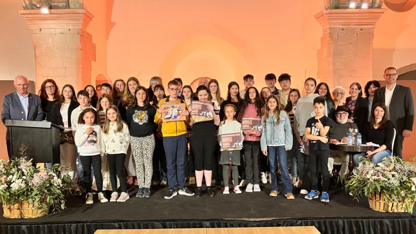 Foto de família dels guardonats