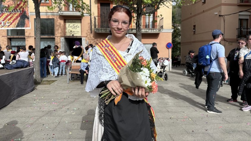 Eva Ortiz, pubilla de la Sardana de Campdevànol 2025 I Karolina Ríos