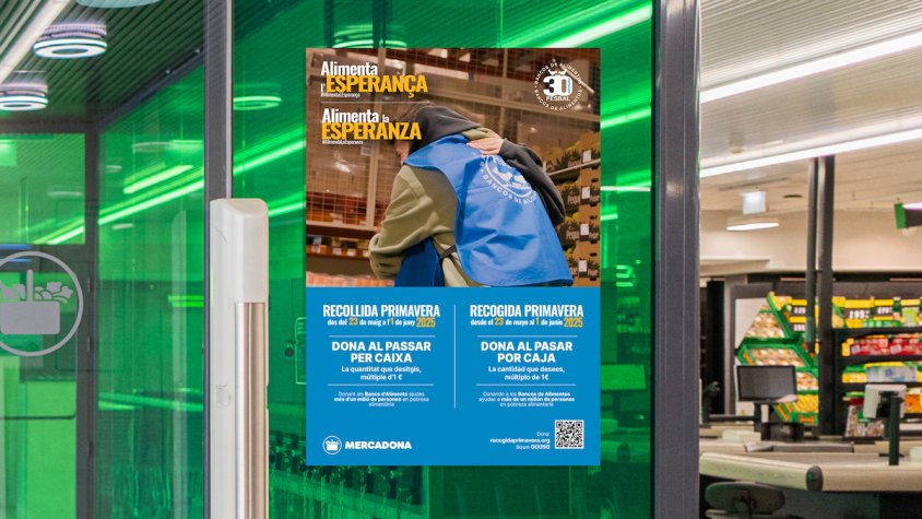 Mercadona col·labora amb Fesbal en la recollida d'aliments de primavera