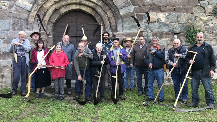 Els dalladors que han participat enguany a la trobada de Vallfogona