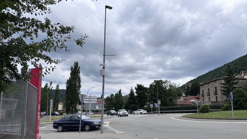 Aforadors a l'entrada de Ripoll