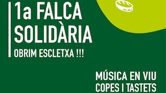 Cartell promocional de "La Falca Solidària"