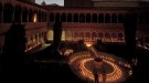 Mil espelmes il·luminen el Monestir de Ripoll