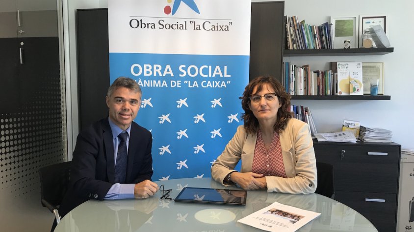 Conveni entre la Fundació MAP i l'Obra Social La Caixa