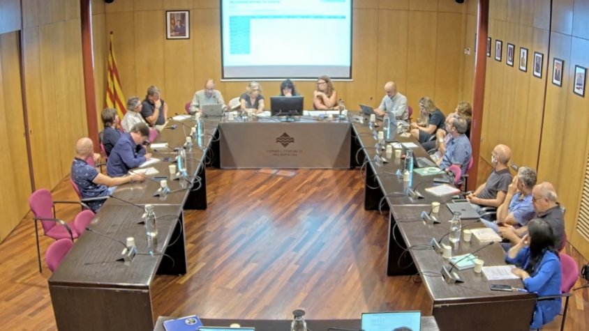 La sessió del ple d'alcaldies d'aquest dimarts