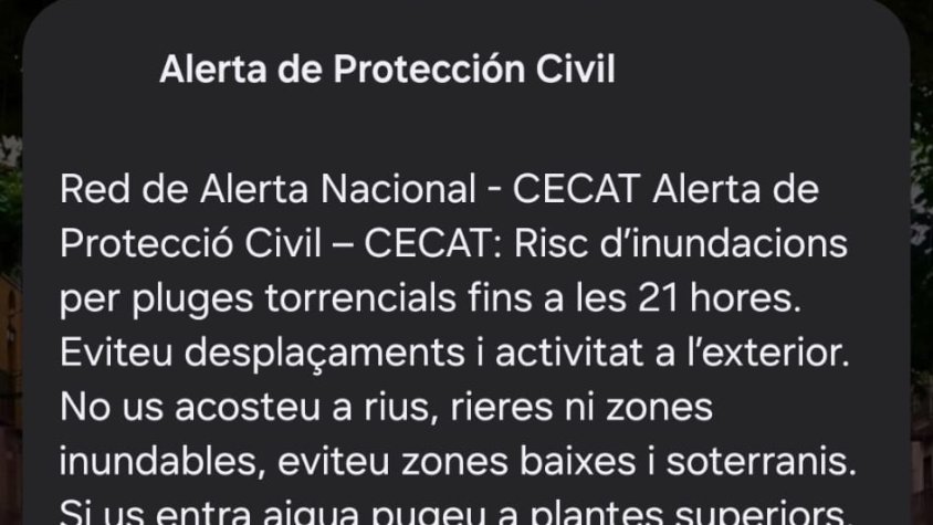 Protecció civil activa l’alerta per risc d’inundacions al Ripollès
