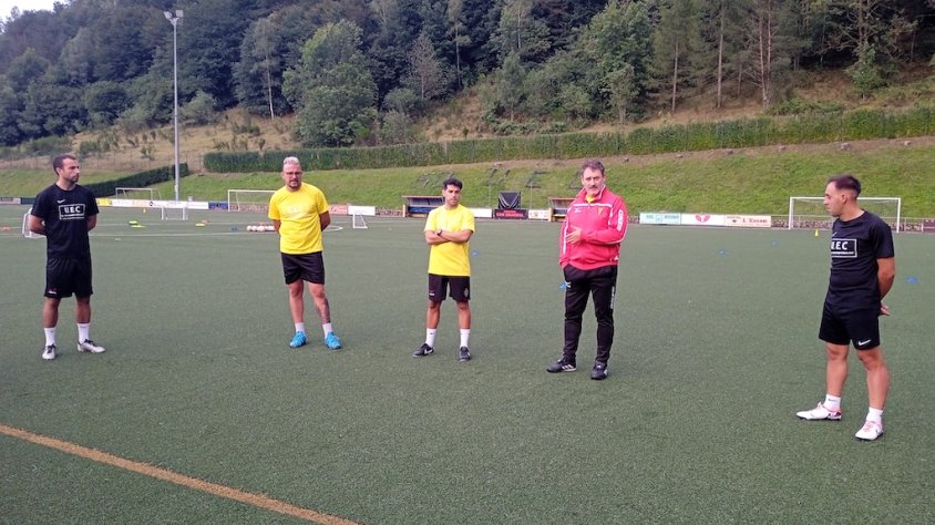 Els camprodonins han tornat als entrenaments aquest dilluns