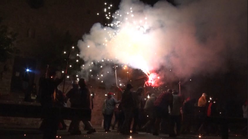 Imatge del correfoc de l'any passat