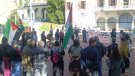 La vaga en suport a Palestina concentra a Ripoll una quarantena de manifestants 