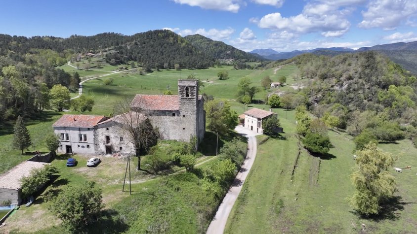 Imatge de dron de les Llosses