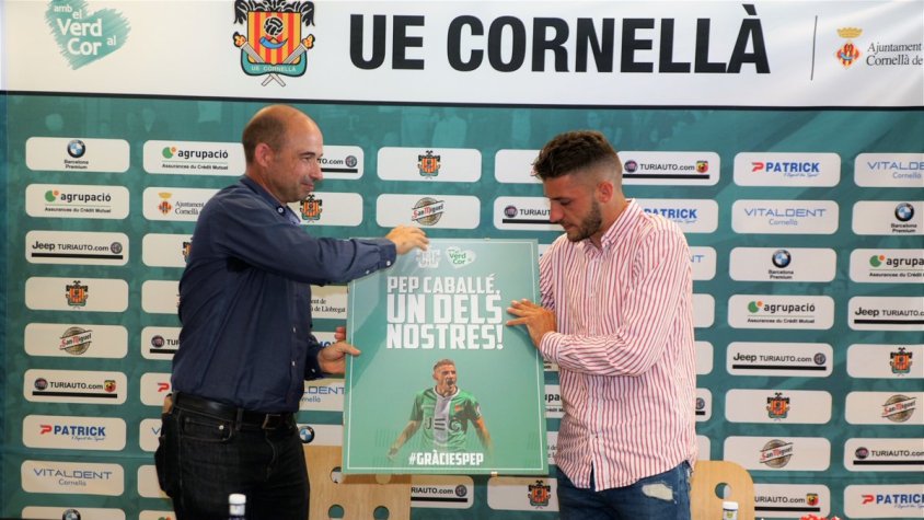 Emocionant roda de premsa de Pep Caballé per acomiadar-se de Cornellà