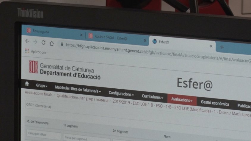 La plataforma Esfer@ està presentant molts problemes als docents