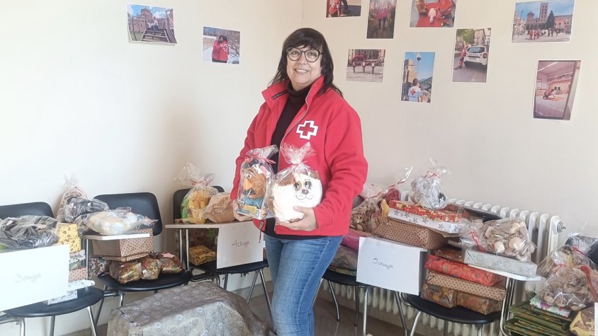 Sïlvia Gallart, a les dependències de Creu Roja Ripoll