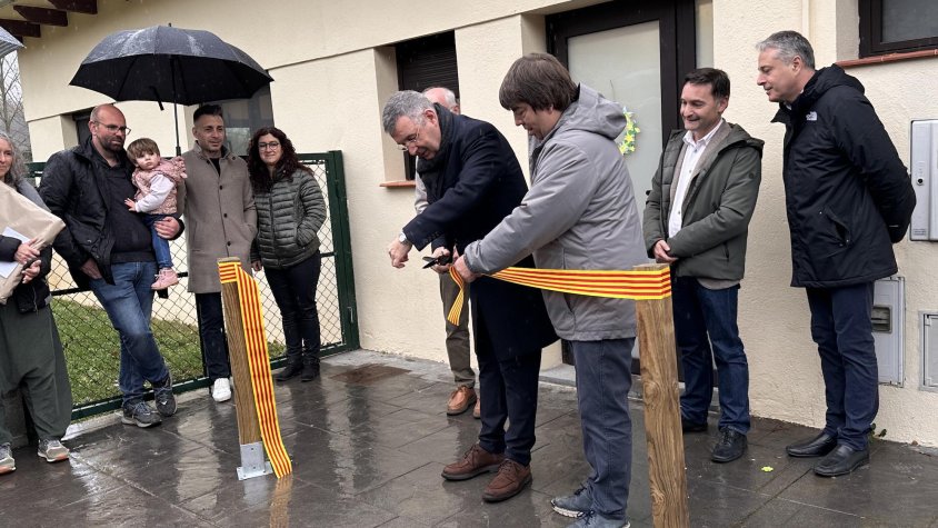 La segona seu de l'escola de Vallfogona, inaugurada