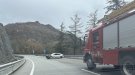 Carril tallat a causa d'un accident a la C-17 direcció Ripoll