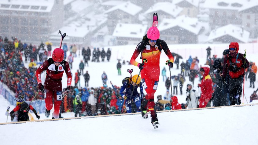 Oriol Cardona, or olímpic en esprint d'esquí de muntanya