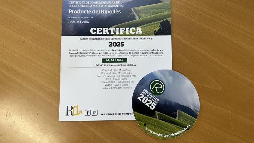 El distintiu que s'entregarà aquest any