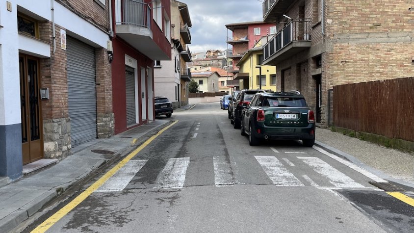 El carrer Diagonal de Campdevànol