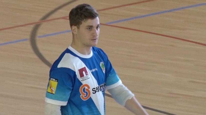 Jaume Bonada durant un partit amb l'EFS Ripoll