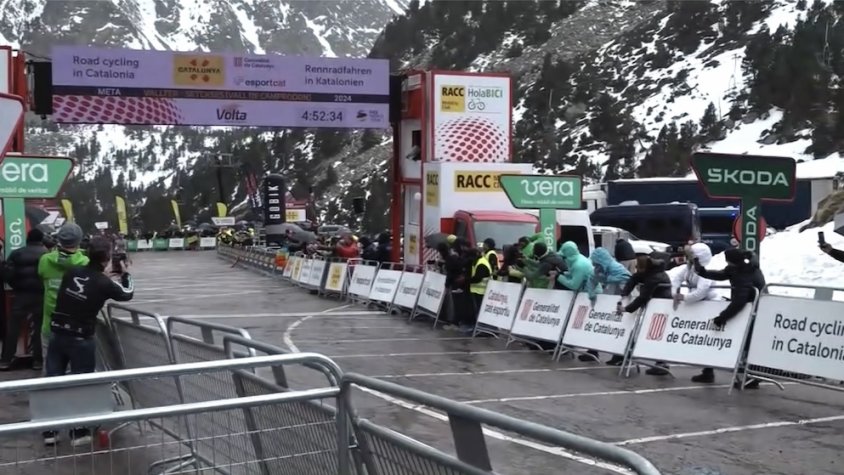 L’arribada a Vallter de la Volta a Catalunya, l’any 2024