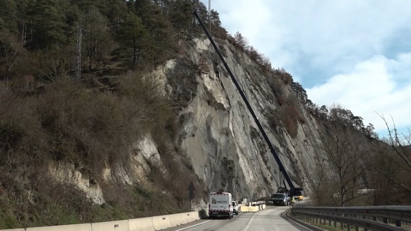 Les actuacions continuen a Ribamala, amb pas alternatiu per als vehicles