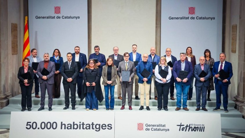 Planoles, part del conveni per ampliar el parc d'habitatge públic