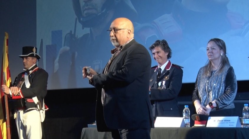 Un dels reconeguts en el Dia de les Esquadres