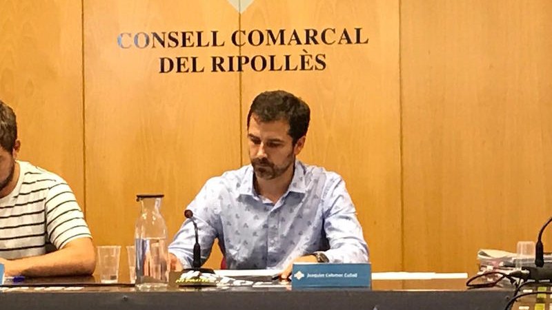 Joaquim Colomer passa a ser el màxim responsable del Consell Comarcal del Ripollès