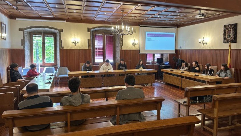 L'últim ple del consistori juvenil