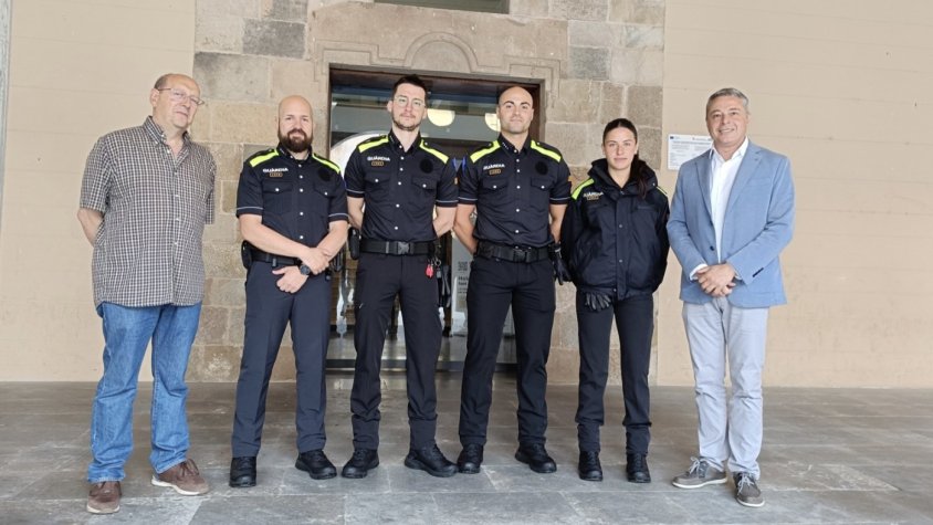 La Guàrdia Municipal de Sant Joan en marxa
