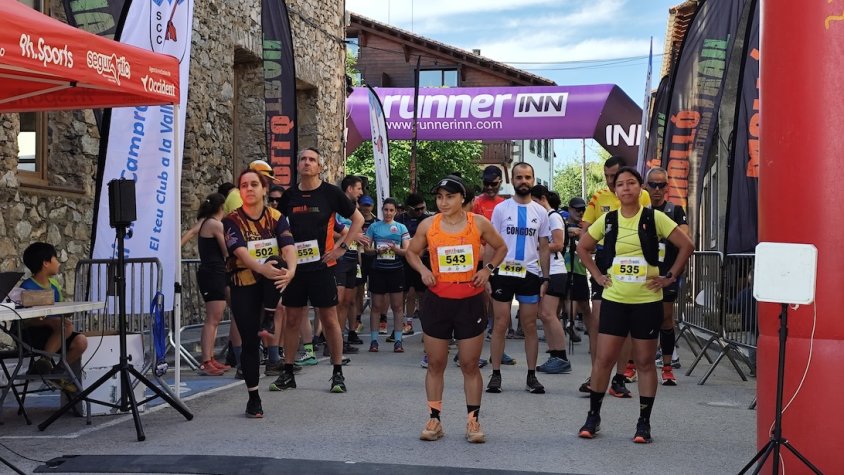 Moments abans de l'inici de la Molló Trail
