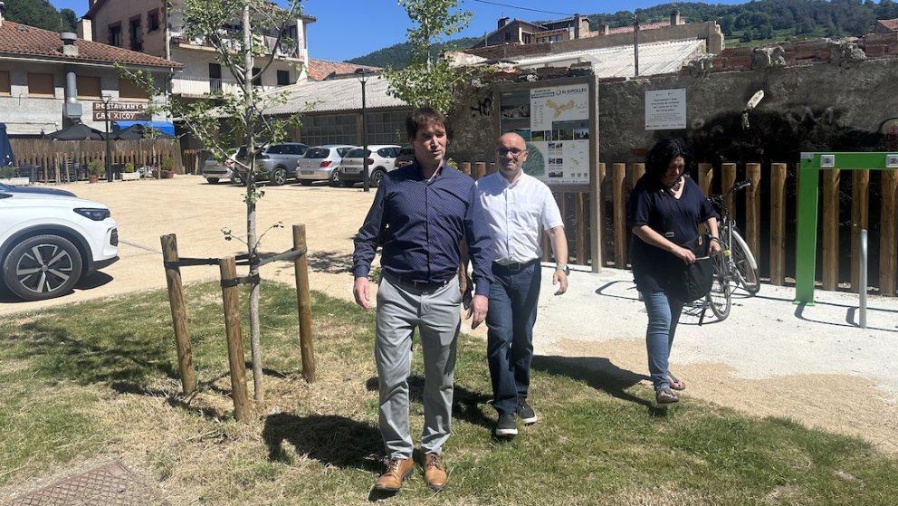 Es renova l'aparcament del Camp de la Vila de Camprodon