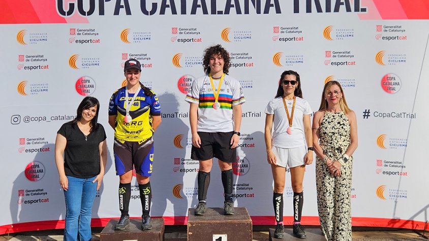 El podi femení, liderat per Alba Riera