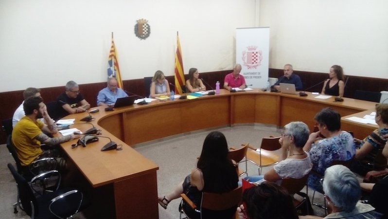Primer ple ordinari a l'ajuntament de ribes