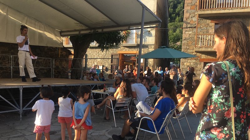 El pregó de festa major va tenir lloc ahir al vespre a la plaça del Pedró