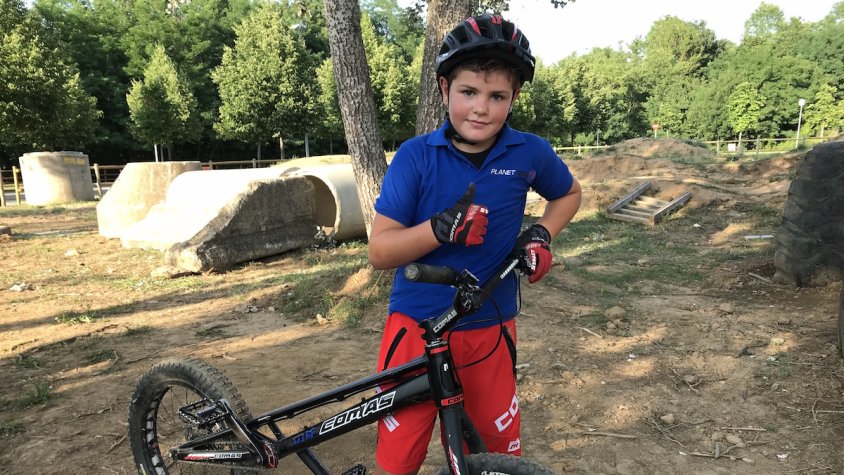 En Pau Poveda entrenant a Sant Joan de les Abadesses